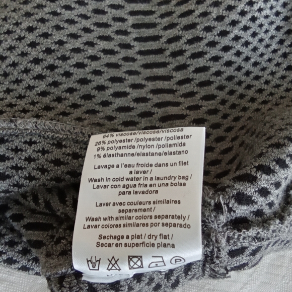 Sandro Textured Grey Peplum Top - Picture 10 of 11